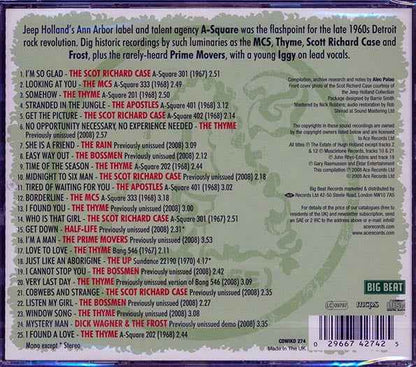Various - A Square Of Course: The Story Of Michigan's Legendary A Square Records (CD)
