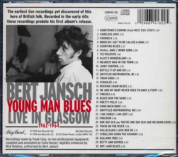 Bert Jansch - Young Man Blues: Live In Glasgow 1962-1964 (CD)