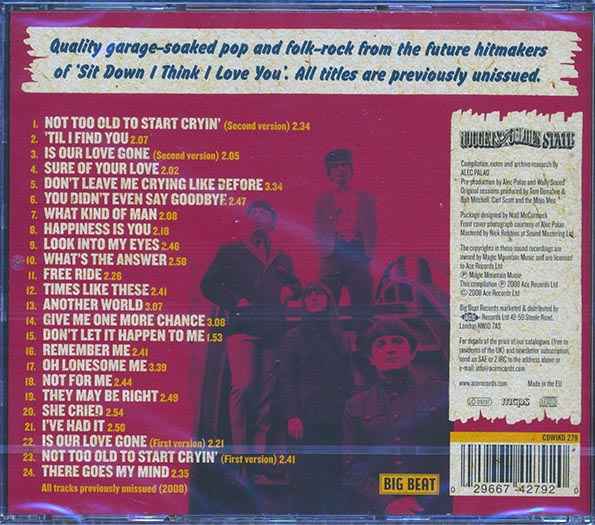 The Mojo Men - Not Too Old To Start Cryin: The Lost 1966 Masters (CD)