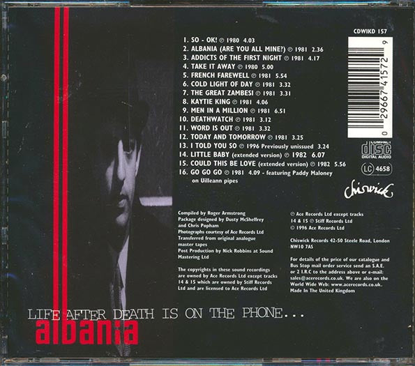 Albania - Life After Death Is On The Phone (CD)