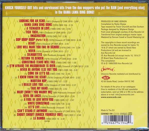 Rocky Sharpe & The Replays - The Best Of Rocky Sharpe & The Replays: Looking For An Echo (CD)