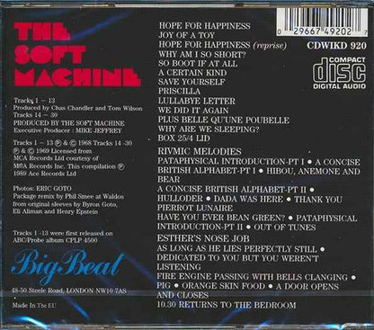 The Soft Machine - Volume 1 + Volume 2 (CD)