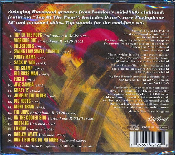 The Dave Davani Four - Fused: The Swinging Soul Sound Of The David Davani Four (CD)