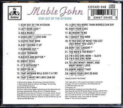 Mable John - Stay Out Of The Kitchen (CD)