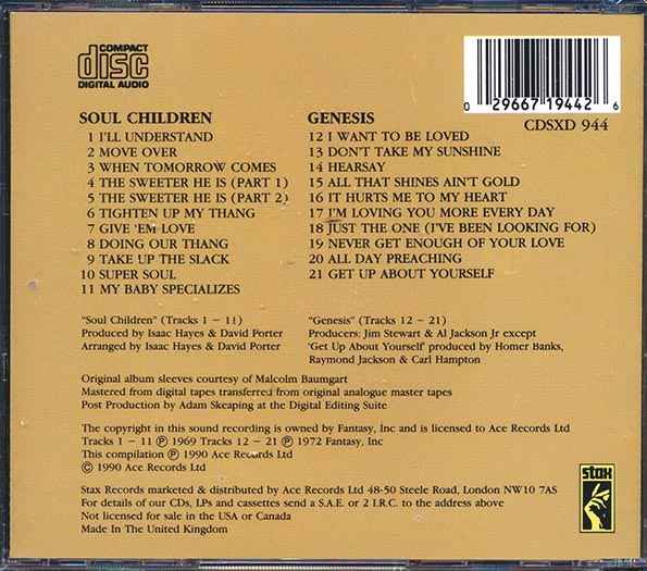 The Soul Children - Soul Children + Genesis (CD)