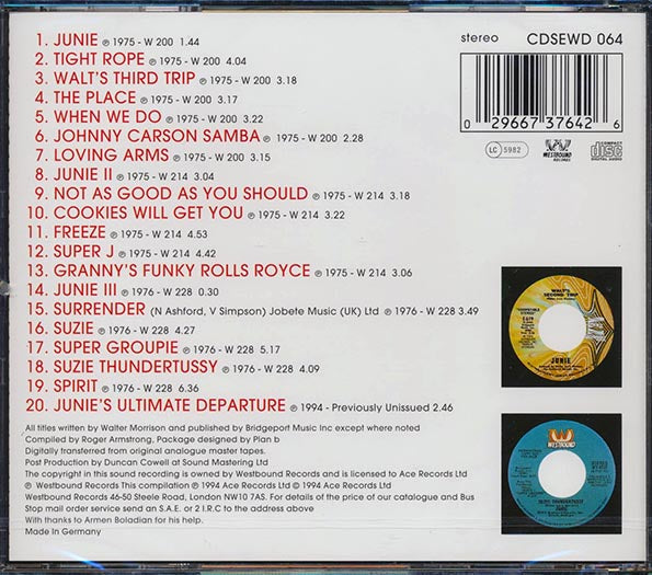 Junie - The Westbound Years (CD)