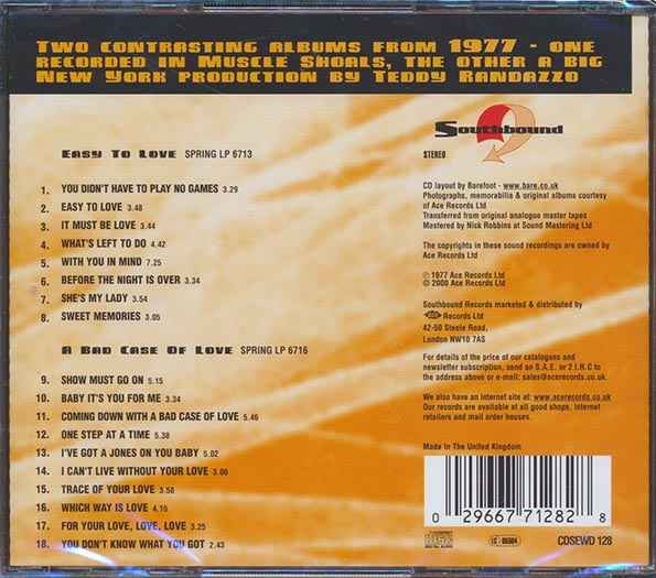 Joe Simon - Easy To Love + A Bad Case Of Love (CD)