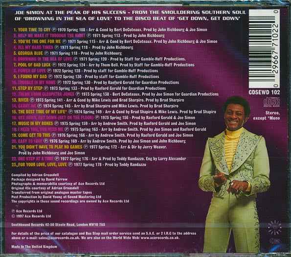 Joe Simon - Greatest Hits: The Spring Years 1970-1977 (CD)