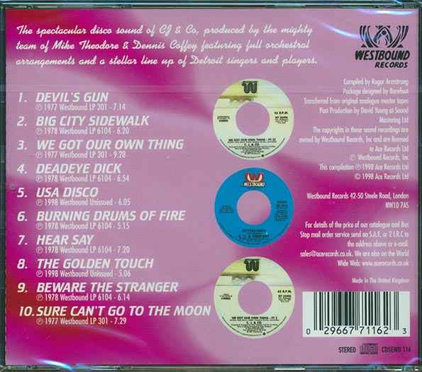 CJ & Company - USA Disco (CD)