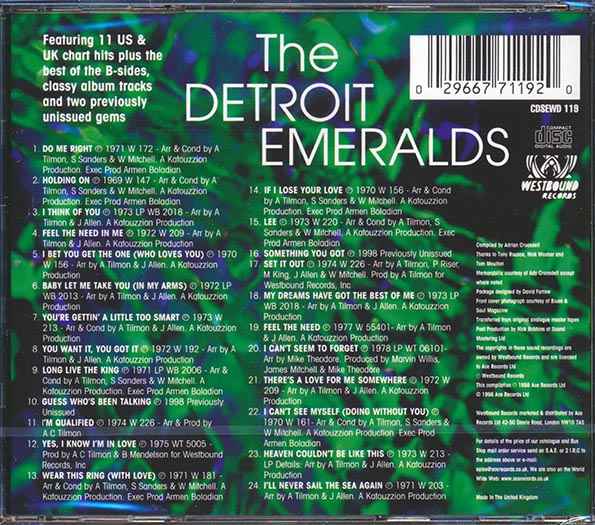 The Detroit Emeralds - Greatest Hits (CD)