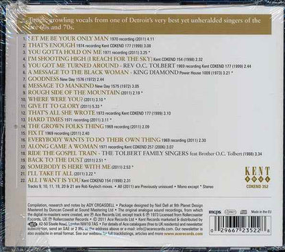 OC Tolbert - Black Diamond: Dave Hamilton's Detroit Masters (CD)