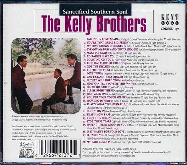 The Kelly Brothers - Sanctified Southern Soul (CD)