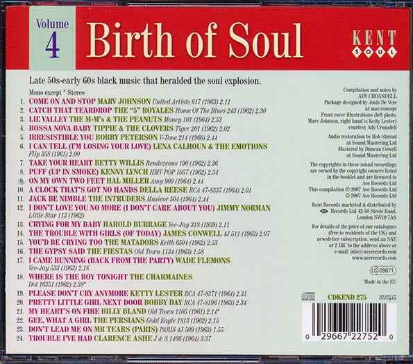 Various - Birth Of Soul Volume 4 (CD)