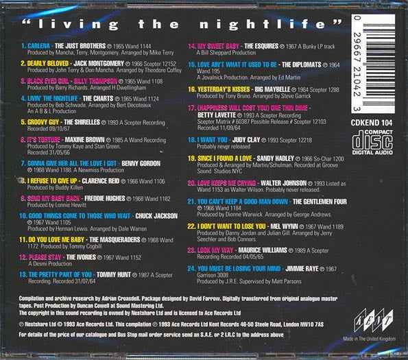 Various - Living The Nightlife: Rare Sixties Soul (CD)