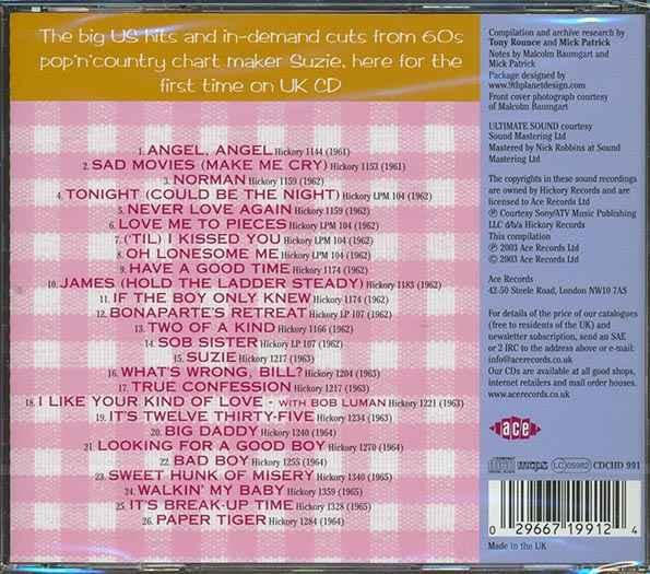 Sue Thompson - The Hickory Anthology 1961-1965 (CD)