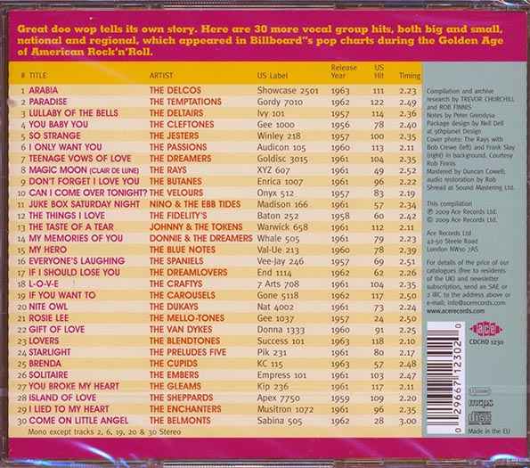Various - The Golden Age Of American Rock N Roll: Special Doo Wop Edition Volume 2 1956-1963 (CD)