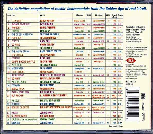 Various - Teen Beat: 30 Great Rockin Instrumentals (CD)