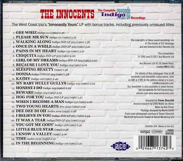 The Innocents - The Complete Indigo Recordings (CD)