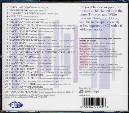 Willie Headen - Blame It On The Blues Again (CD)