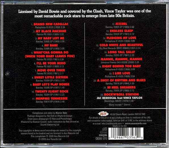 Vince Taylor - Jet Black Leather Machine (CD)