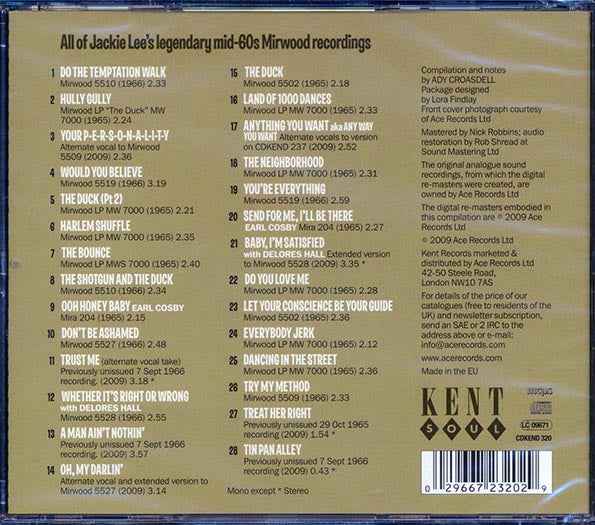 Jackie Lee - The Mirwood Masters (CD)