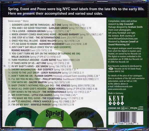 Various - The Soul Of Spring Volume 2 (CD)