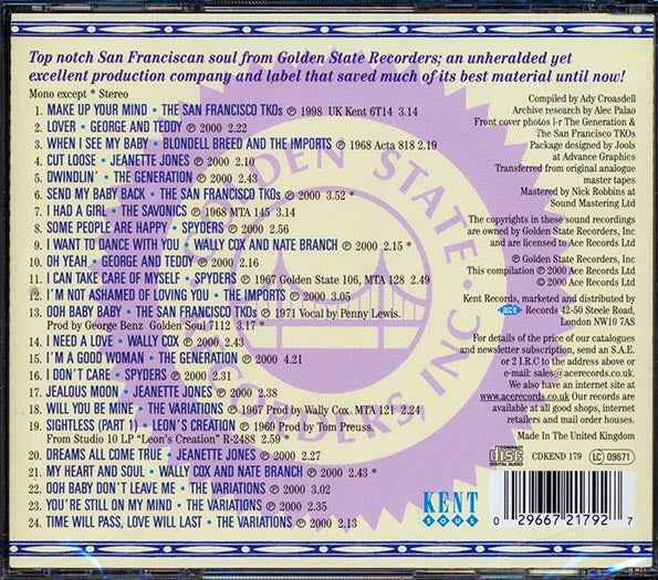 Various - Golden State Soul (CD)