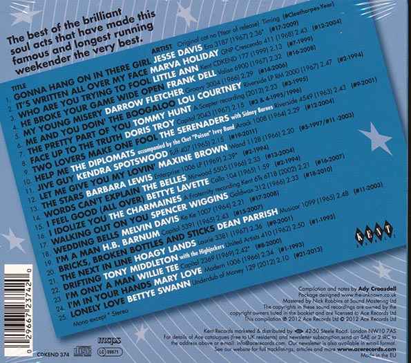 Various - The Cleethorpes Northern Soul Weekender (CD)