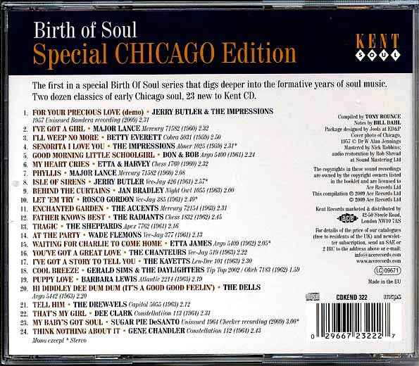 Various - Birth Of Soul: Special Chicago Edition (CD)