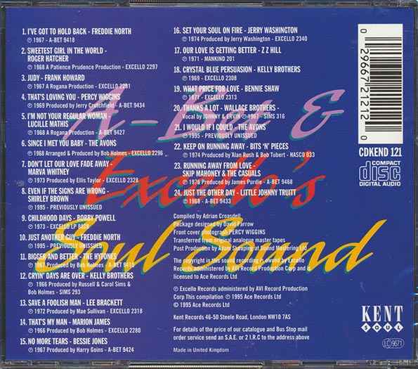 Various - Uptown, Down South: Abet's & Excello's Soul Sound (CD)