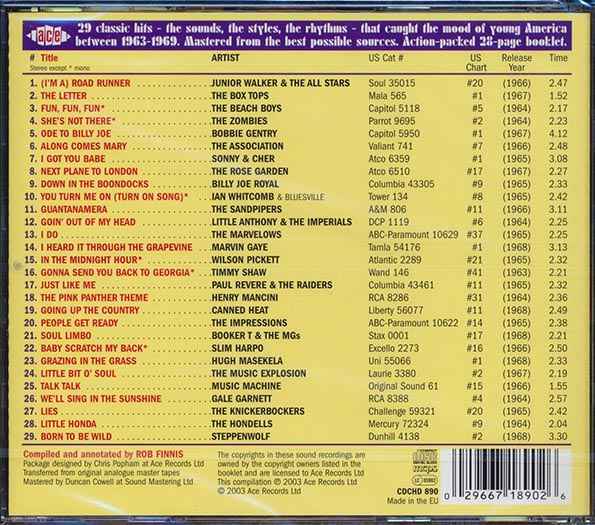 Various - Chartbusters USA Volume 3 (CD)
