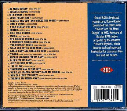 Rosco Gordon - Bootin: The Best Of The RPM Years (CD)