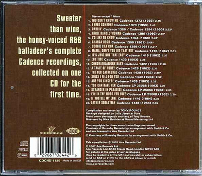 Lenny Welch - A Taste Of Honey: The Complete Cadence Recordings 1959-1964 (CD)