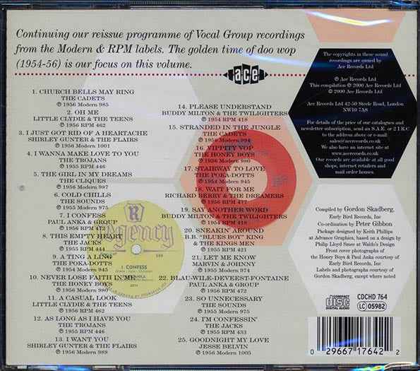 Various - Modern Records Vocal Groups Volume 4 (CD)