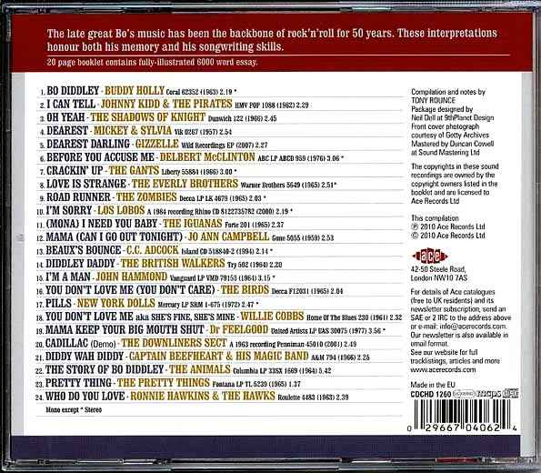 Bo Diddley - Is A Songwriter (CD)