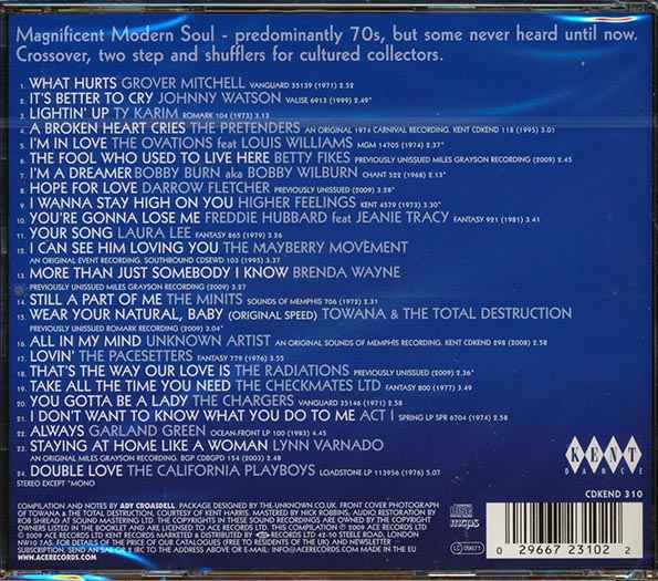 Various - Masterpieces Of Modern Soul Volume 2 (CD)