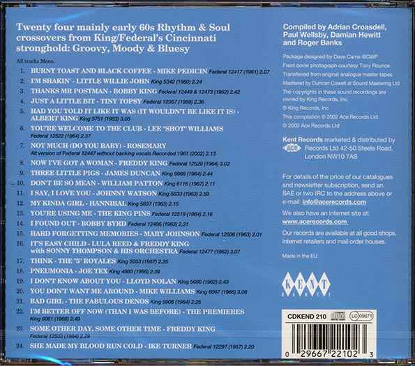 Various - King New Breed Rhythm & Blues (CD)