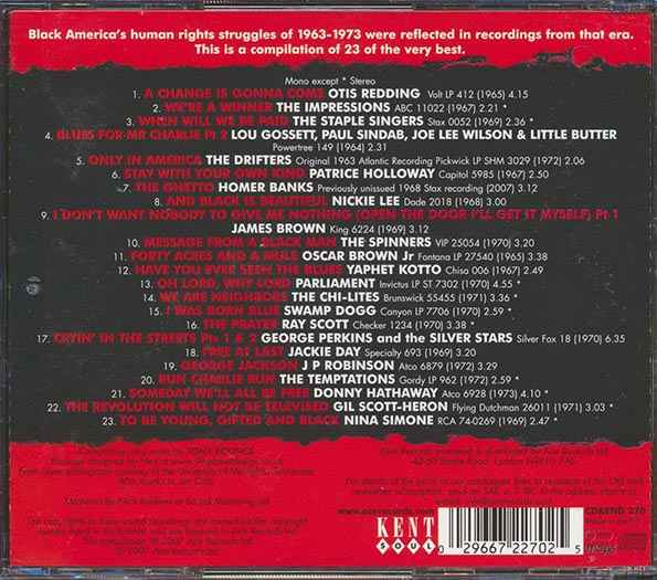 Various - Change Is Gonna Come: The Voice Of Black America 1963-1973 (CD)