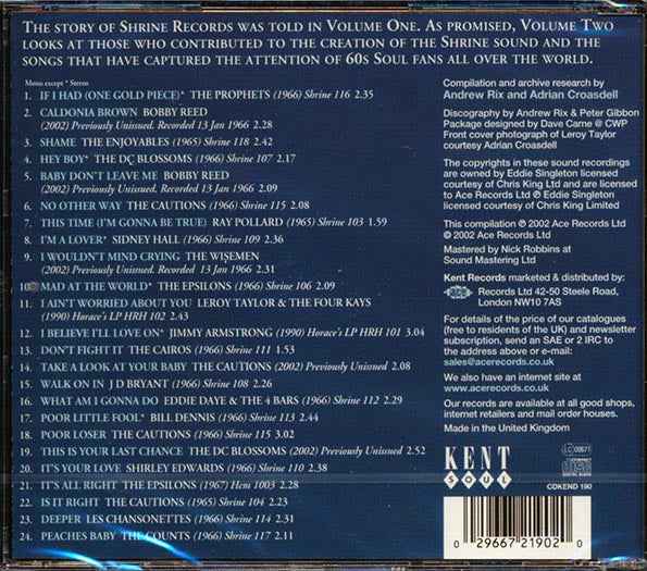 Various - Shrine: The Rarest Soul Label Volume 2 (CD)