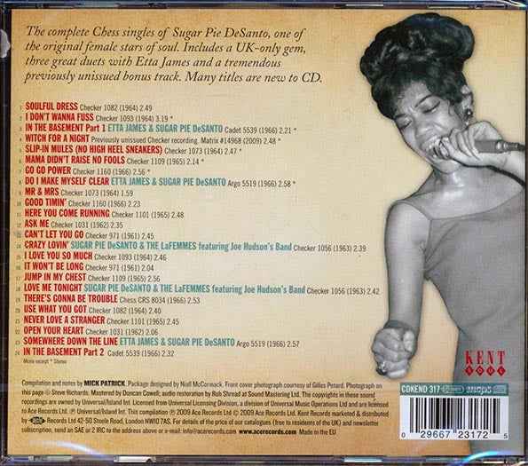 Sugar Pie DeSanto - Go Go Power: The Complete Chess Singles 1961-1966 (CD)