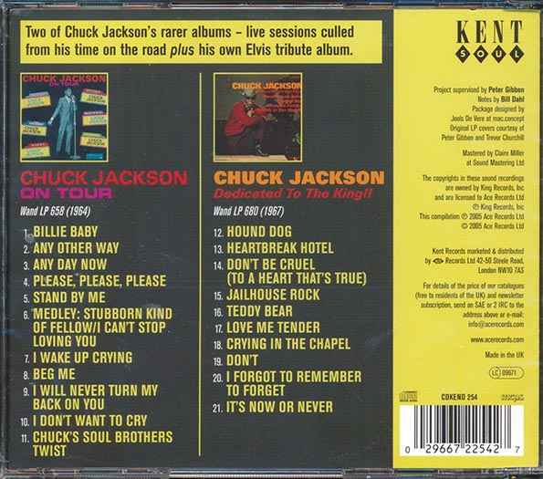 Chuck Jackson - On Tour + Dedicated To The King (CD)