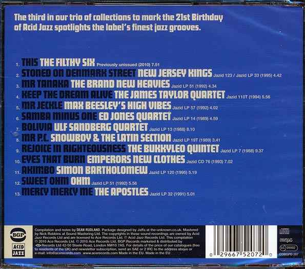 Various - London Street Jazz 1988-2009: 21 Years Of Acid Jazz Records (CD)