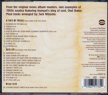 The Mariachi Brass - A Taste Of Tequila + Hats Off (CD)