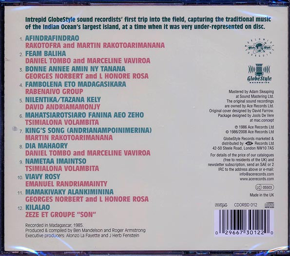 Various - Madagasikara 1: Current Traditional Music Of Madigascat (CD)