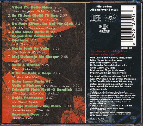 Laver Bariu - Songs From The City Of Roses (CD)