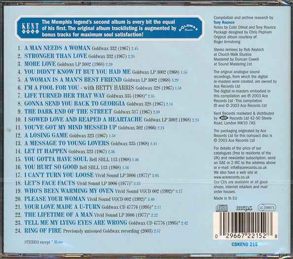 James Carr - A Man Needs A Woman (CD)