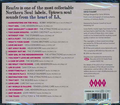 Various - The Renfro Soul Story: Priceless Los Angeles Northern Soul (CD)