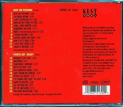 The Impressions - Keep On Pushing + People Get Ready (CD)