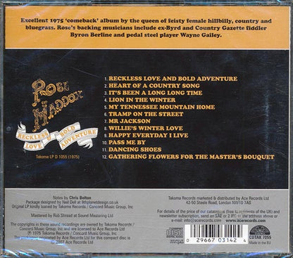 Rose Maddox - Reckless Love & Bold Adventure (CD)