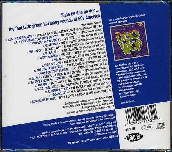 Various - Shoo Be Doo Be Doo Wop: The Best Of Doo Wop (CD)